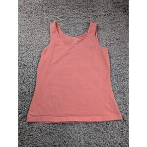 LL Bean Shirt Women Small Pink Tank Top Pullover Summer Sleeveless Casual Solid